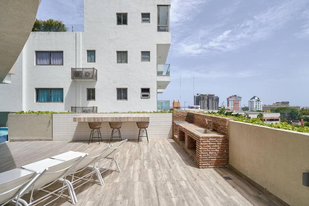 Escape Apartment, Balcony, Pool, Gym & Spa In La Julia Santo Domingo Exterior photo